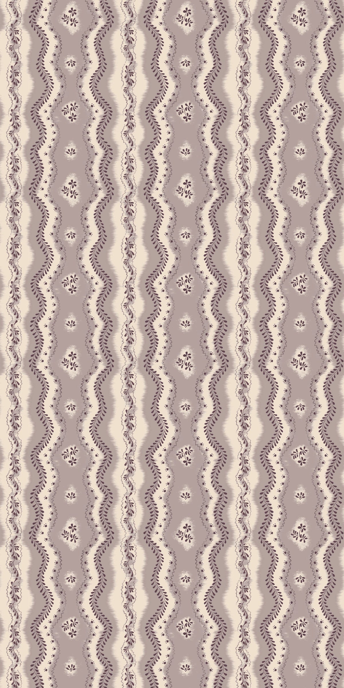 Image of Kent Street in Mauve Wallpaper