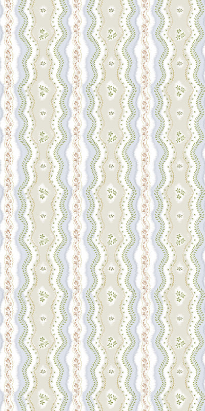 Kent Street in Multi wallpaper.