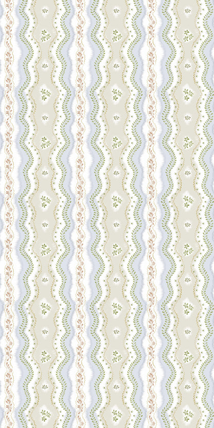 Kent Street in Multi wallpaper.