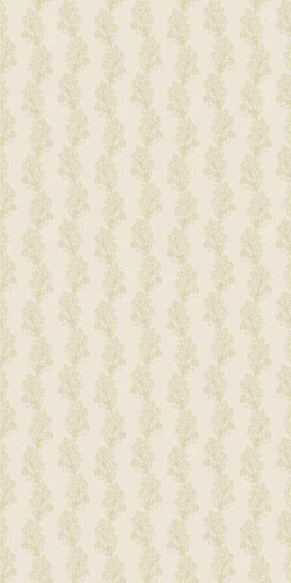 Heritage Vine in Cream/Lichen wallpaper.