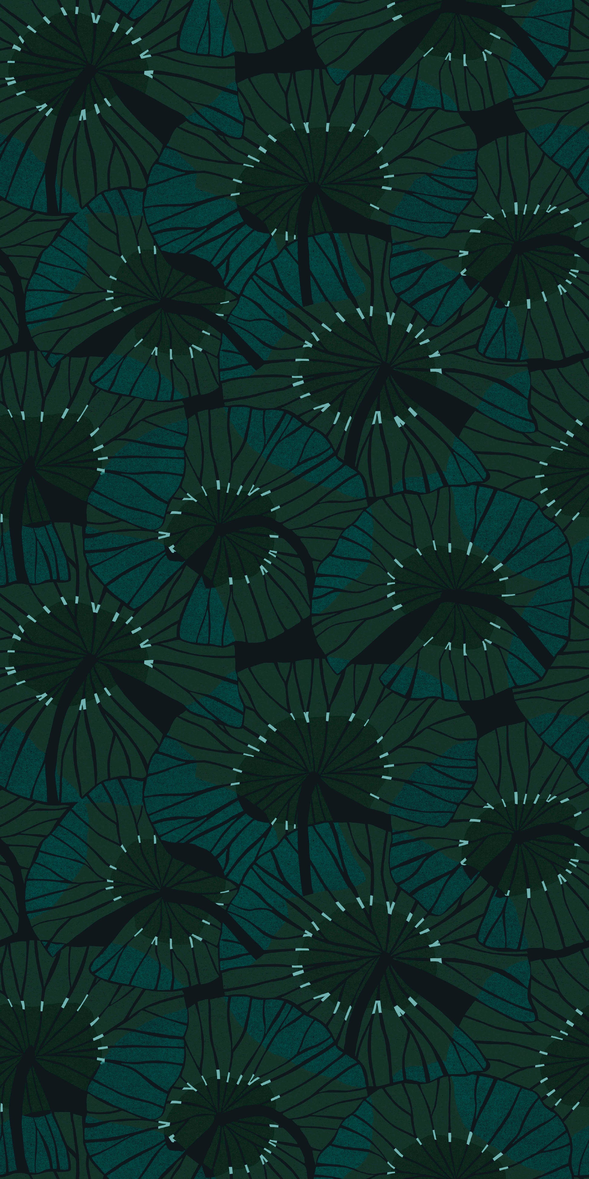 Image of Lilypad in Twilight Wallpaper