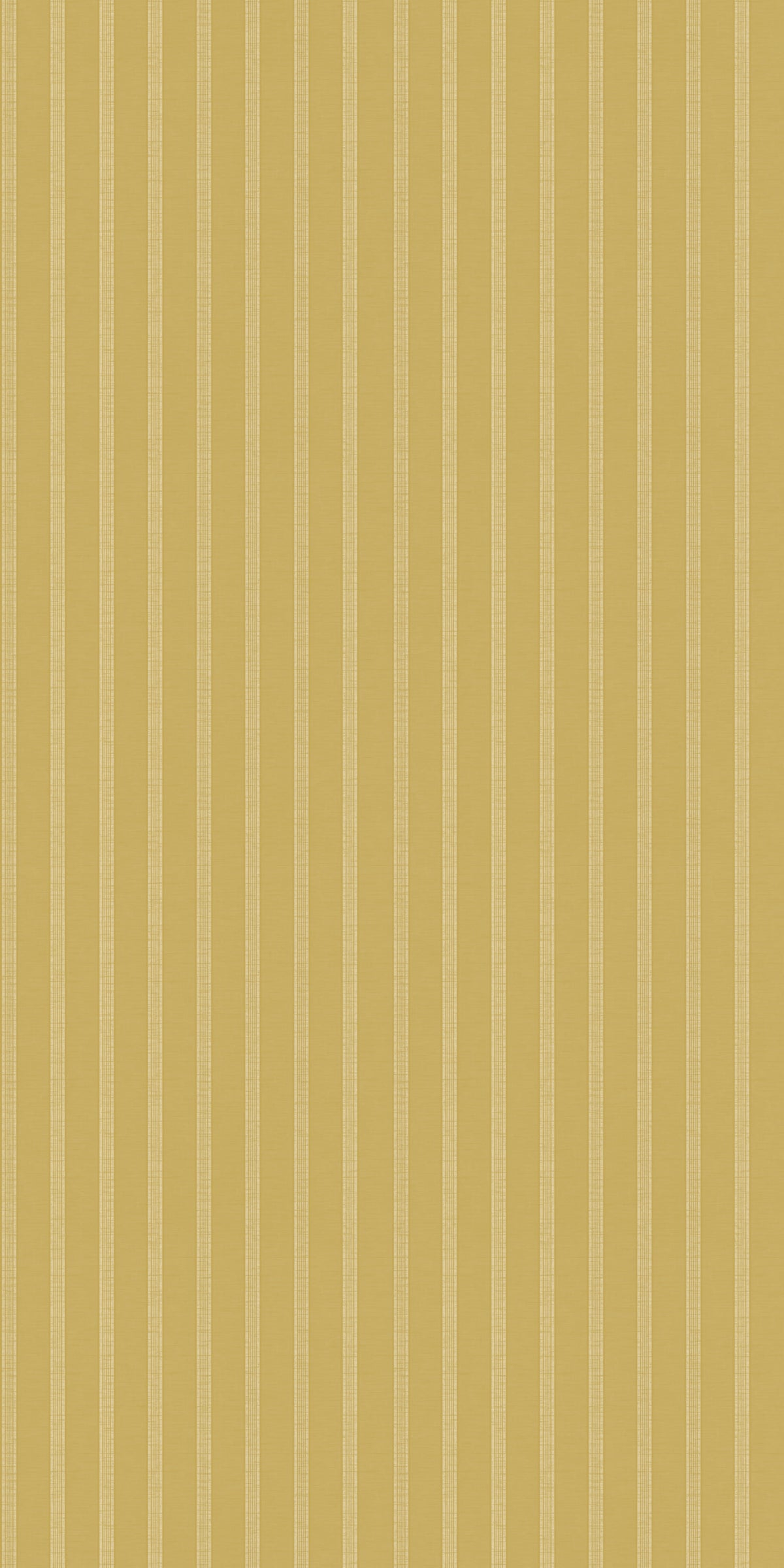 Image of Linen Stripe in Marigold/Oat Wallpaper