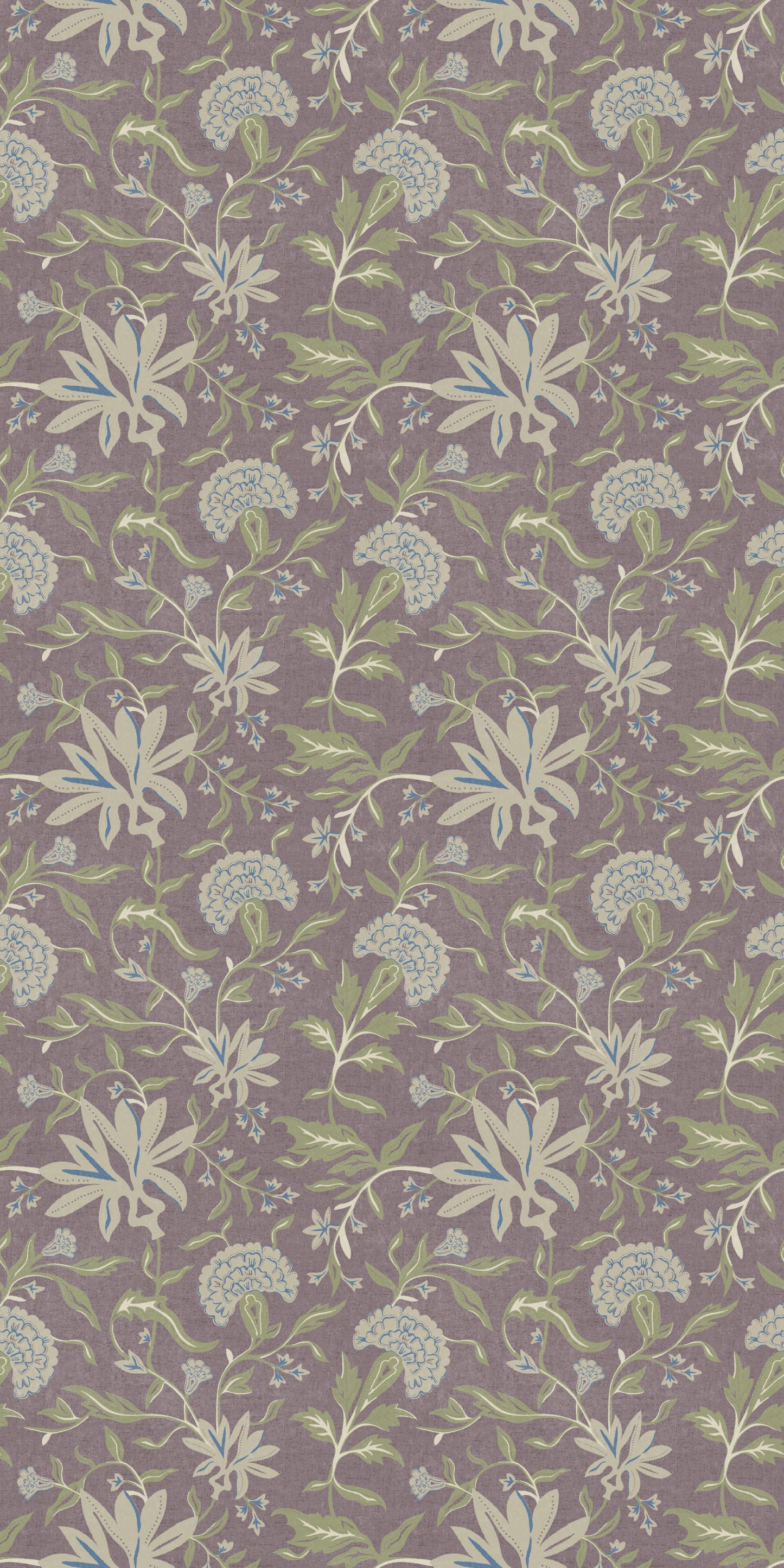 Image of Market Floral in Mauve Wallpaper