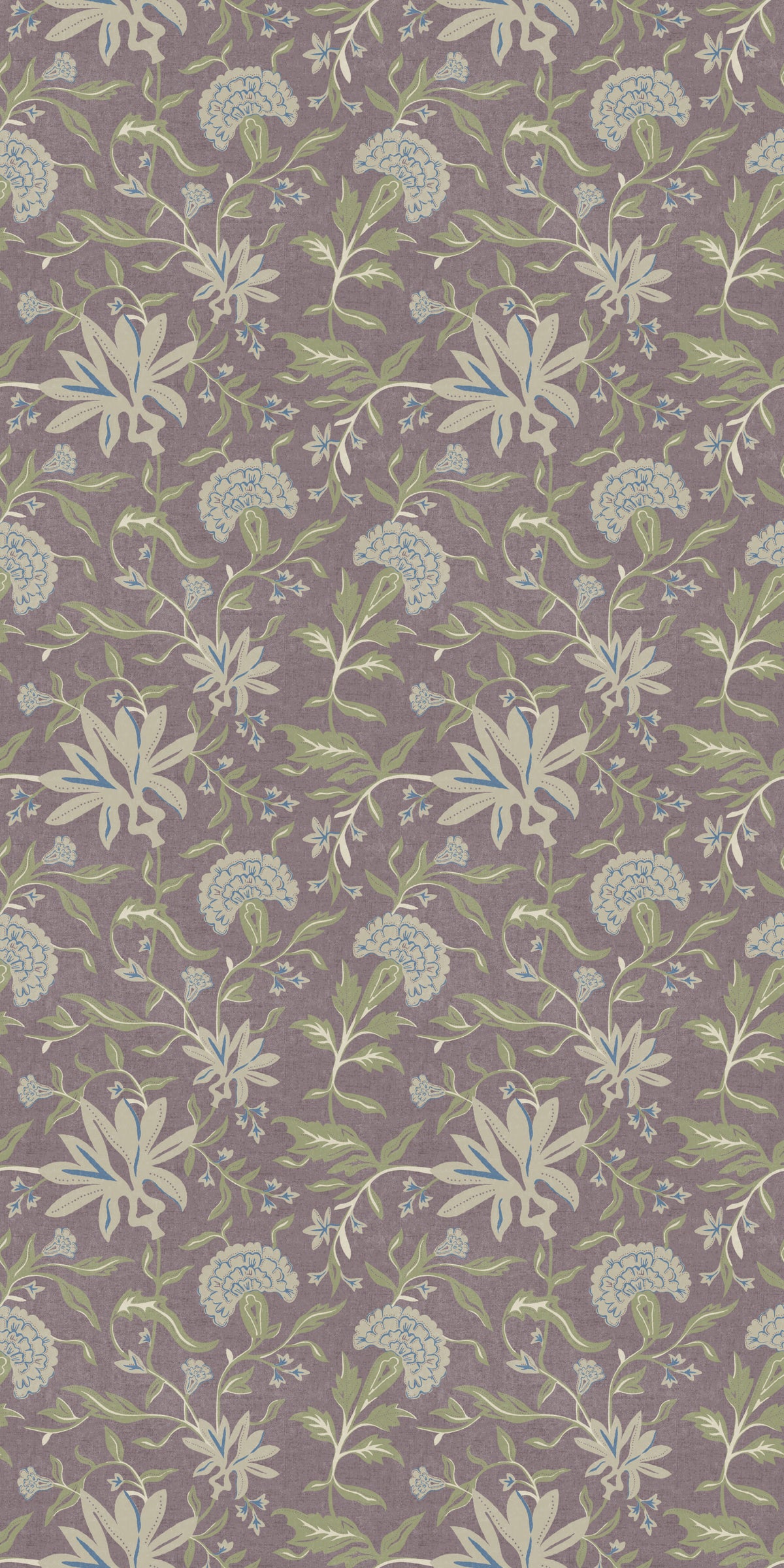 Image of Market Floral in Mauve Wallpaper