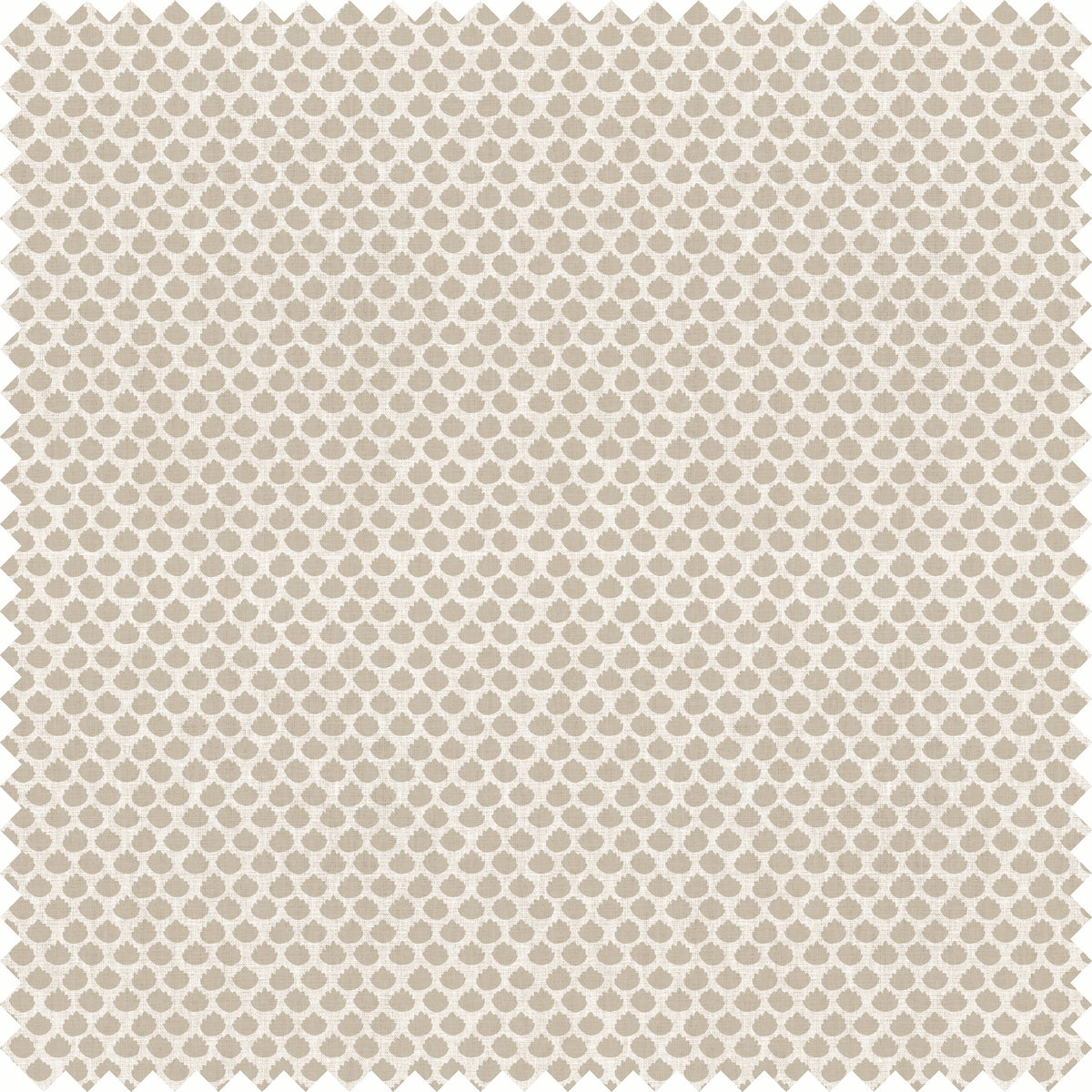 Markham Sheer Fabric in Cream/Mushroom
