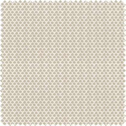 Markham Sheer Fabric in Cream/Mushroom