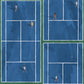 Image of Match Point in True Blue Wallpaper