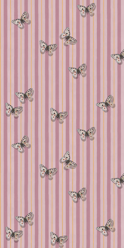 Image of Mountain Apollo in Pink Wallpaper