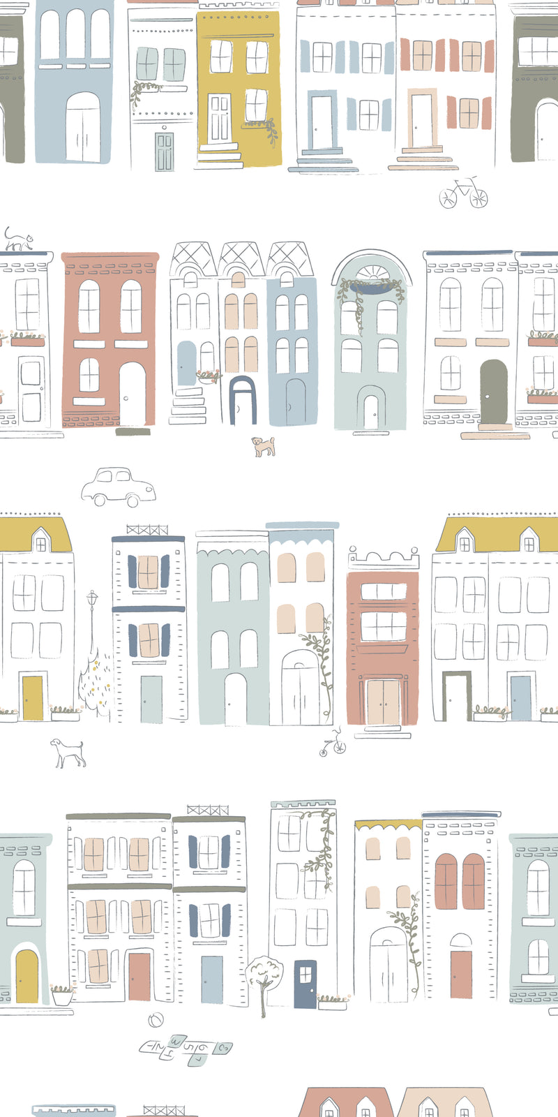 My Neighborhood in Multi color