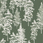 Image of Pacific Northwest in Forest Green Wallpaper