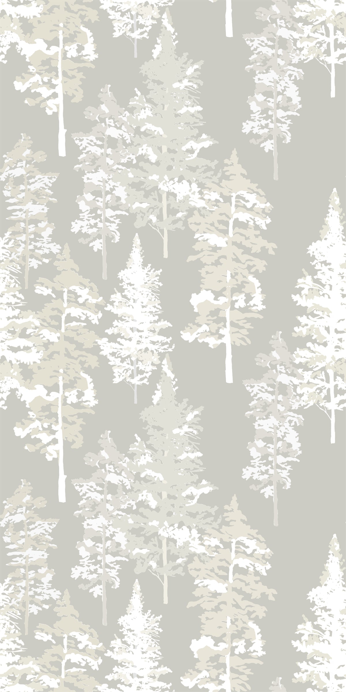 Image of Pacific Northwest in Greige Wallpaper