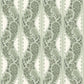 Image of Paisley Block Stripe in Sage Wallpaper