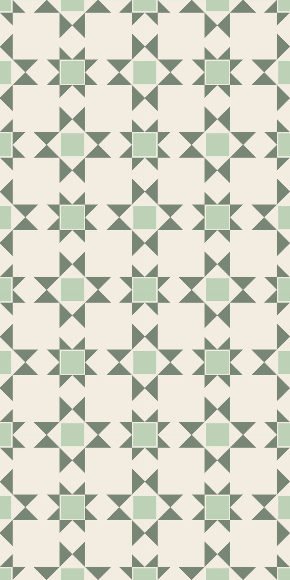 Patchwork Tile Decal Tile/Flooring in Forest