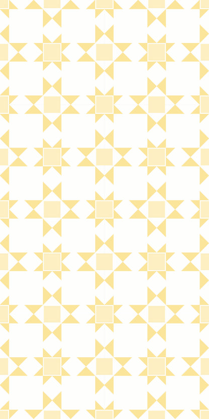 Patchwork Tile Decal Tile/Flooring in Canary