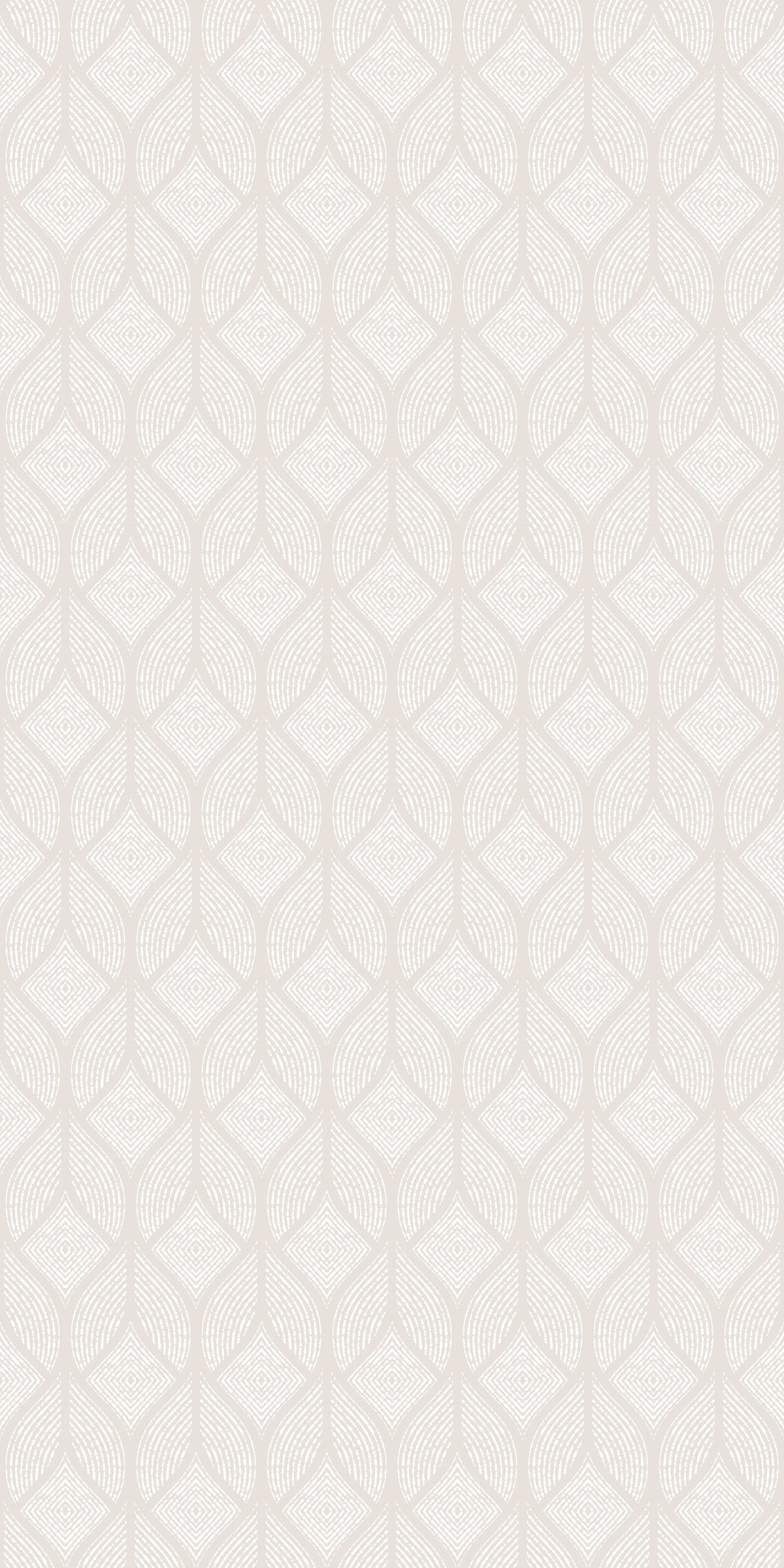 Image of Petite Damask in Fog Wallpaper