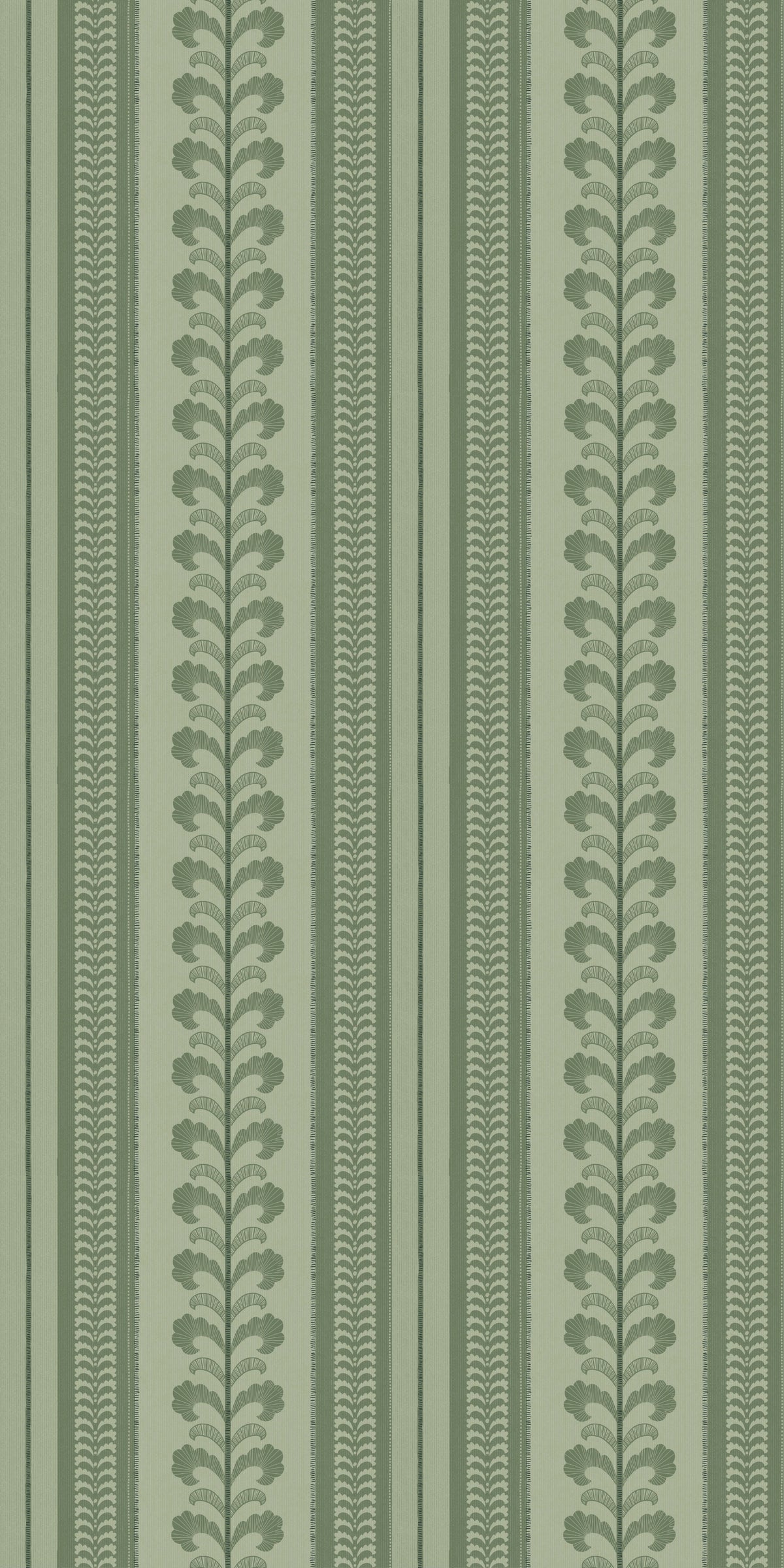 Image of Pickart Stripe in Green Grove Wallpaper