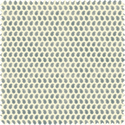 Pinewood Paisley Fabric Fabric in Lagoon