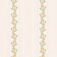 Image of Posey Stripe in Marigold Wallpaper