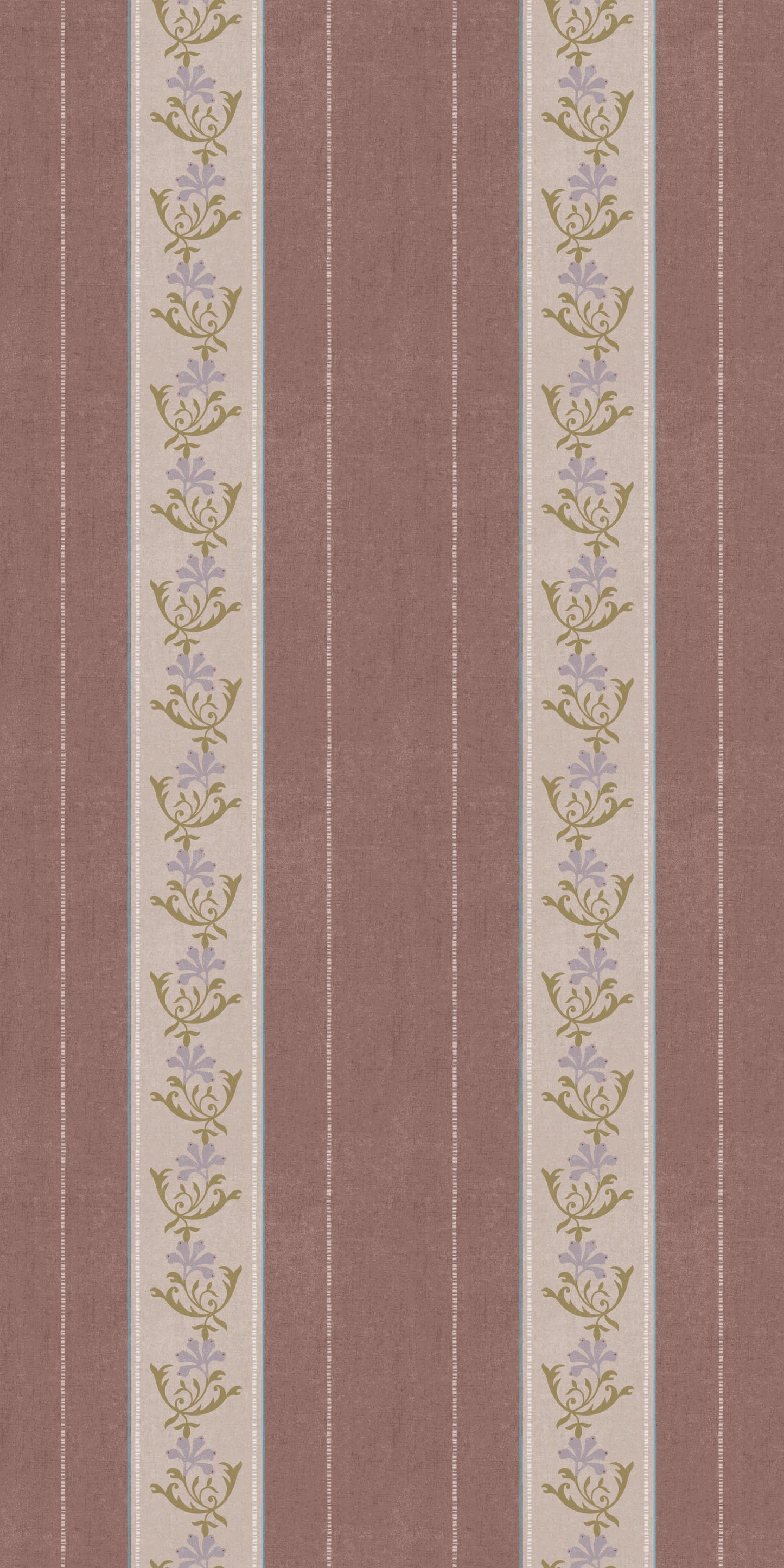Image of Posey Stripe in Mauve Wallpaper