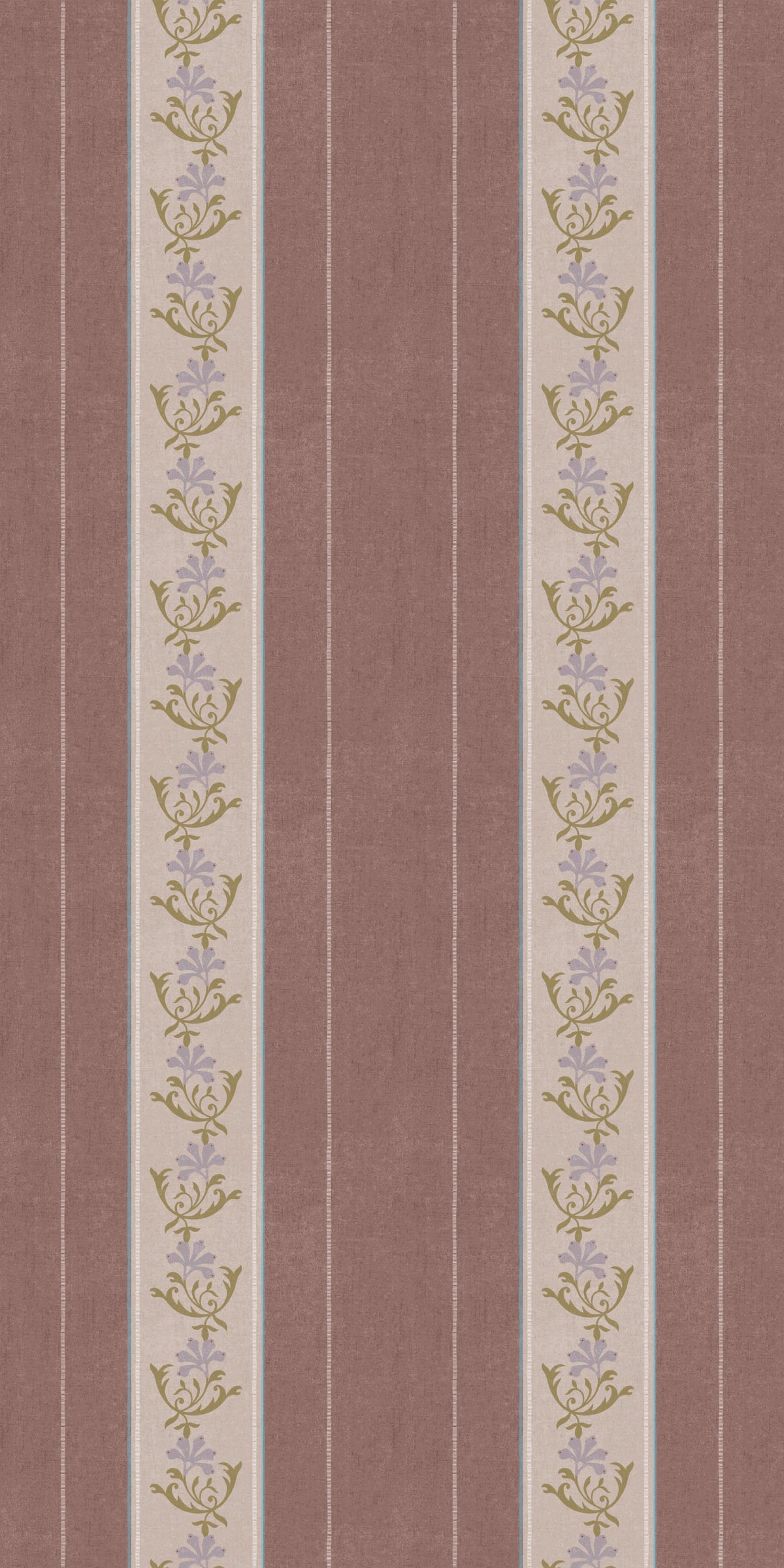 Image of Posey Stripe in Mauve Wallpaper
