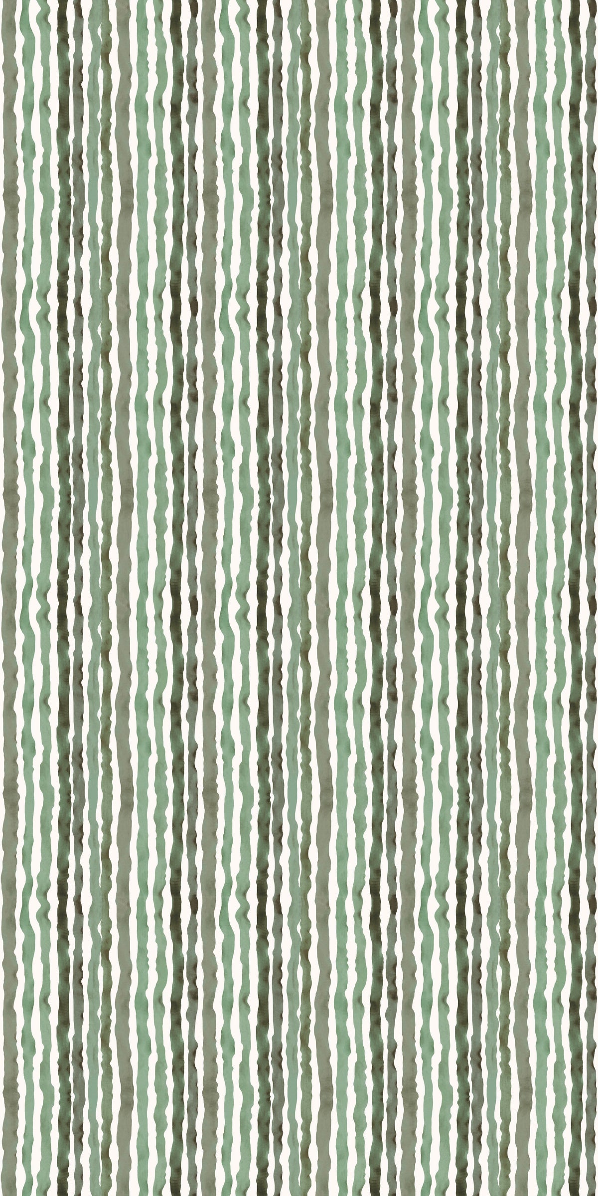 Ribbon Wallpaper in Evergreen