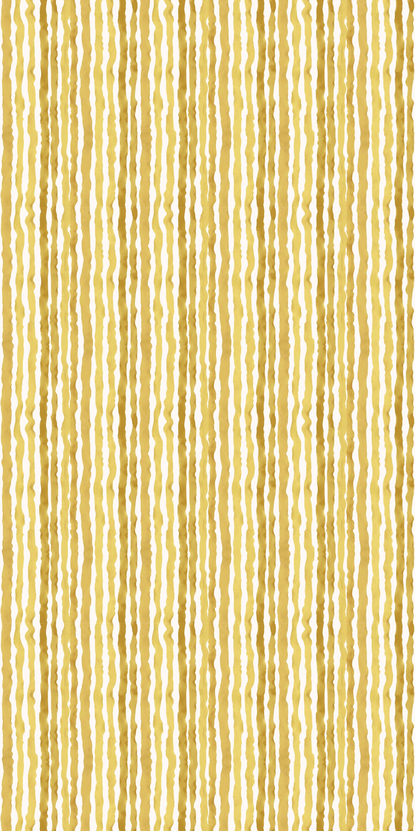 Ribbon Wallpaper in Saffron