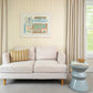 Ribbon Wallpaper in Wheat