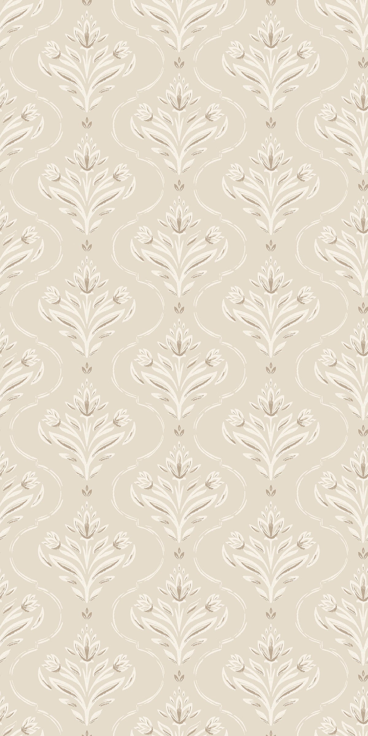 Image of Riviera in Taupe Wallpaper