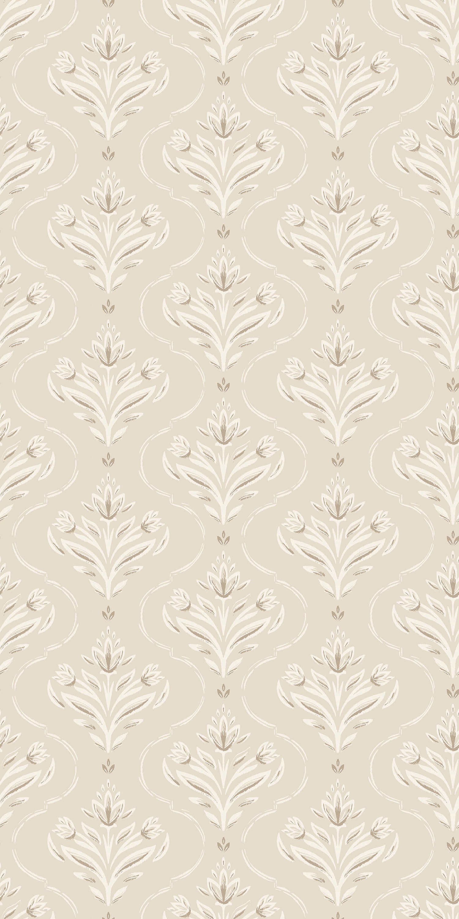 Image of Riviera in Taupe Wallpaper