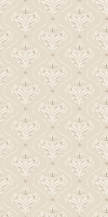 Image of Riviera in Taupe Wallpaper