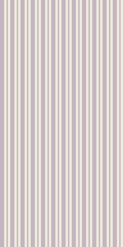 Image of Simple Stripe in Lilac Wallpaper