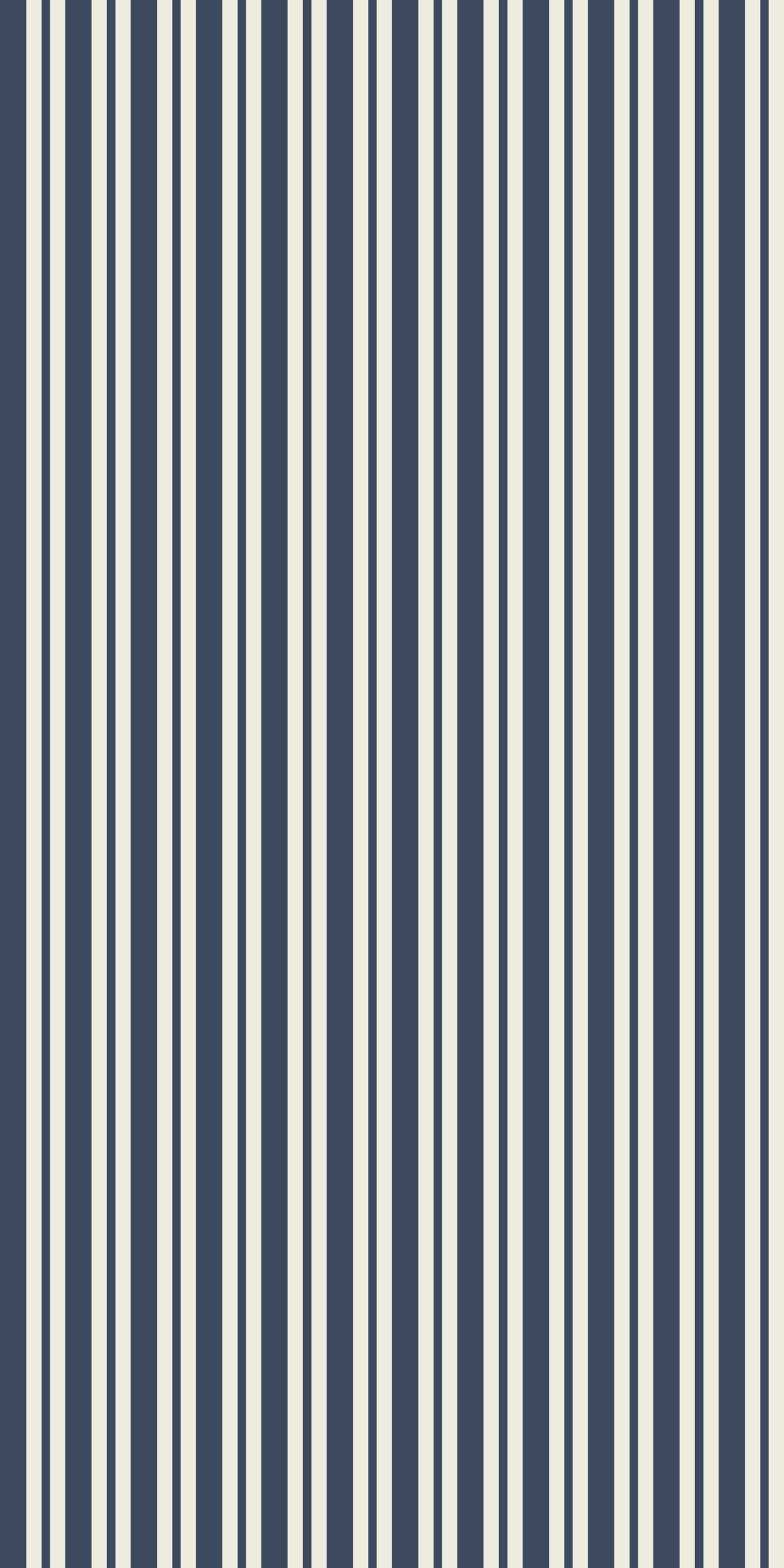 Image of Simple Stripe in Navy Wallpaper
