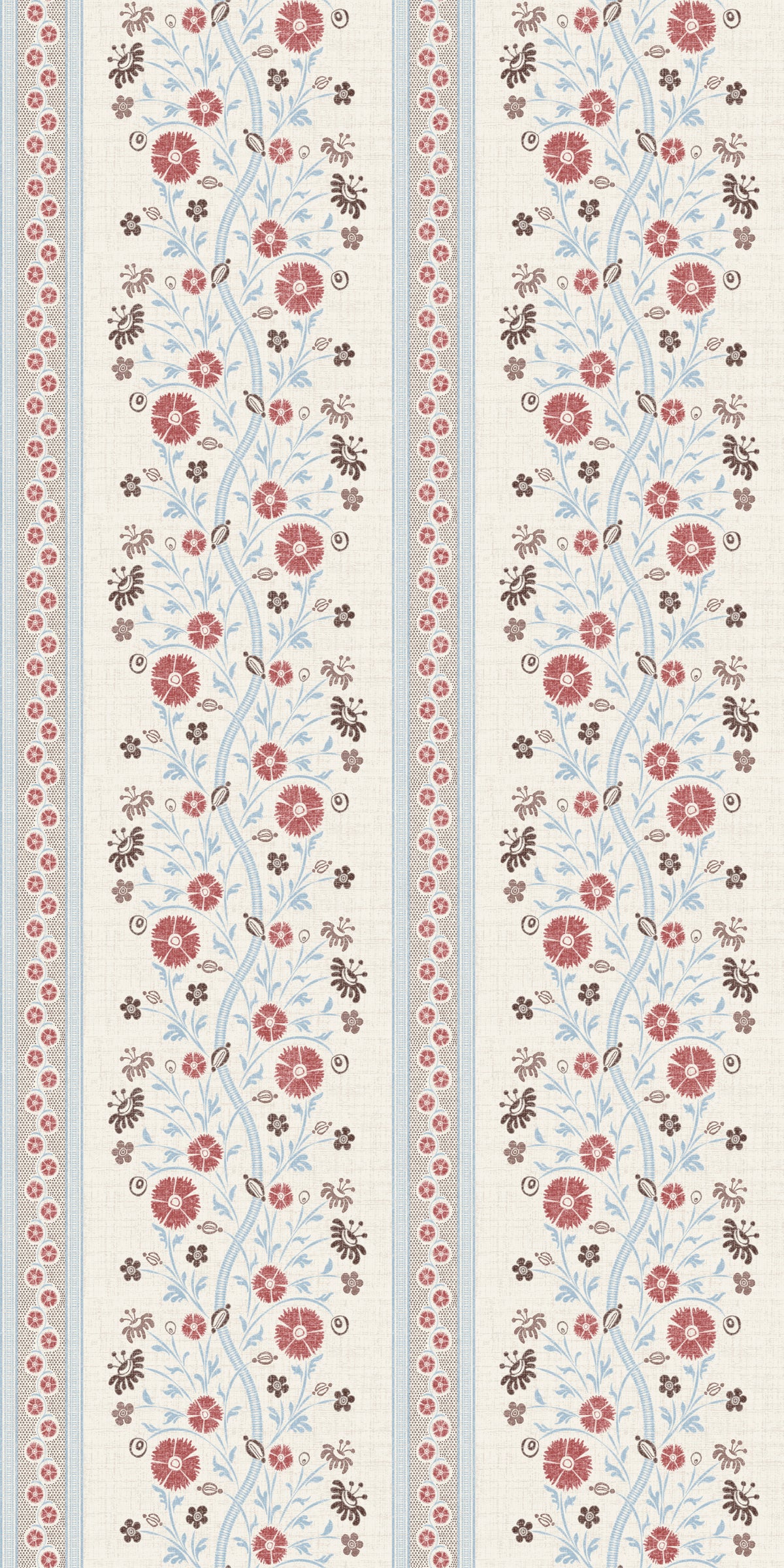 Image of Sophie Stripe in Bordeaux Wallpaper