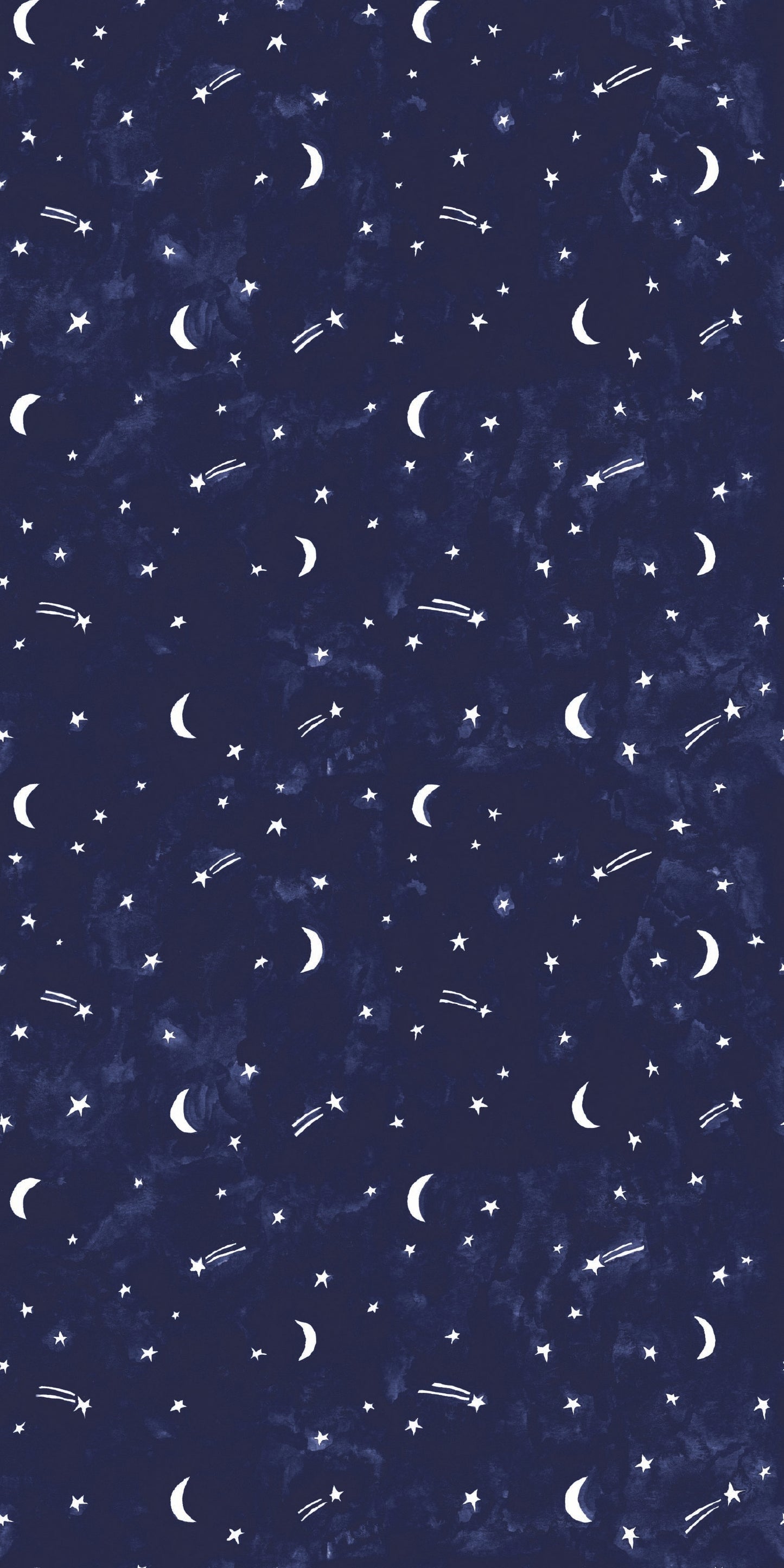 Image of Starry Night in Navy Wallpaper