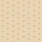 Stitched Sweetpea Wallpaper in Beige/Mustard