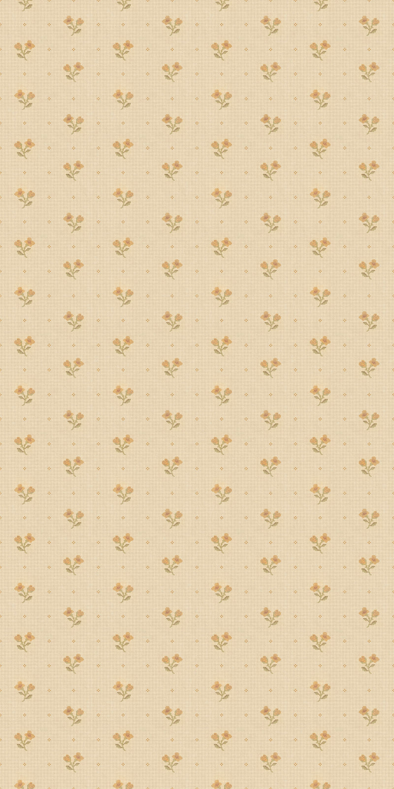 Stitched Sweetpea in Beige/Mustard color