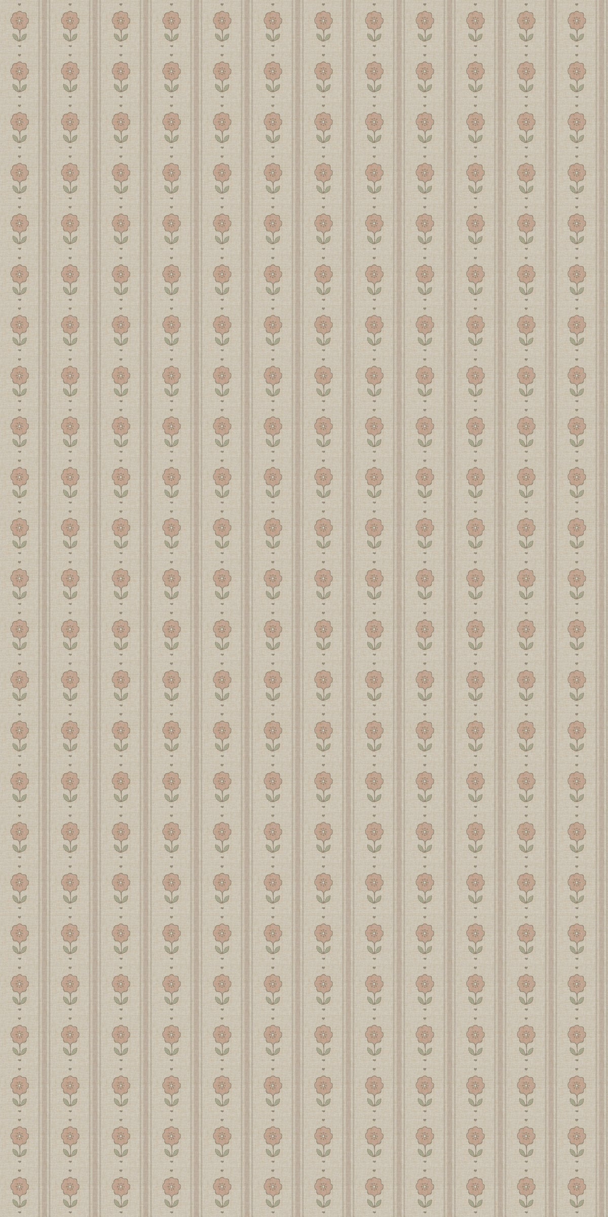 Image of Storybook Stripe in Taupe Wallpaper