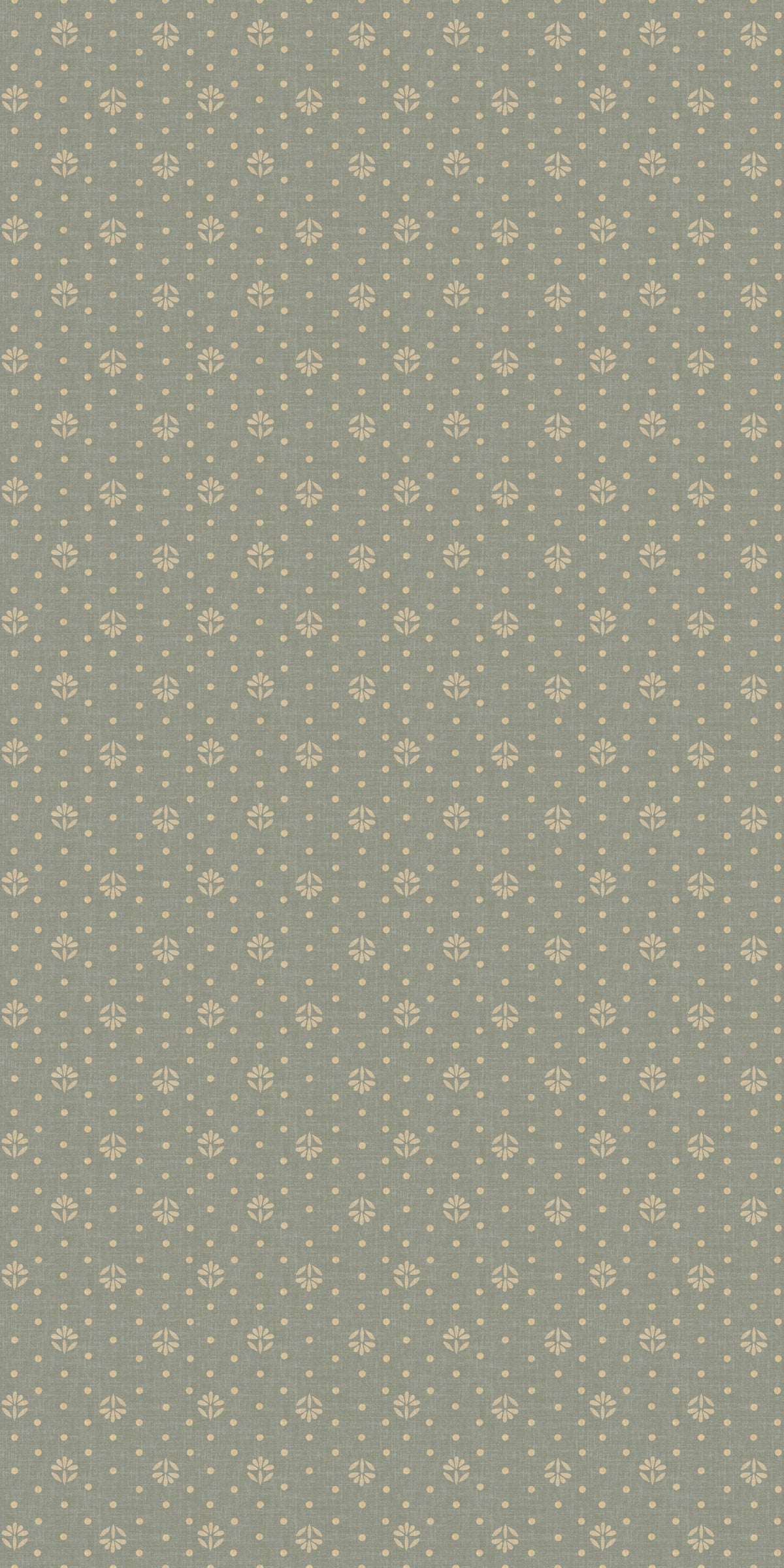 Image of Threaded Petal in Sage Wallpaper