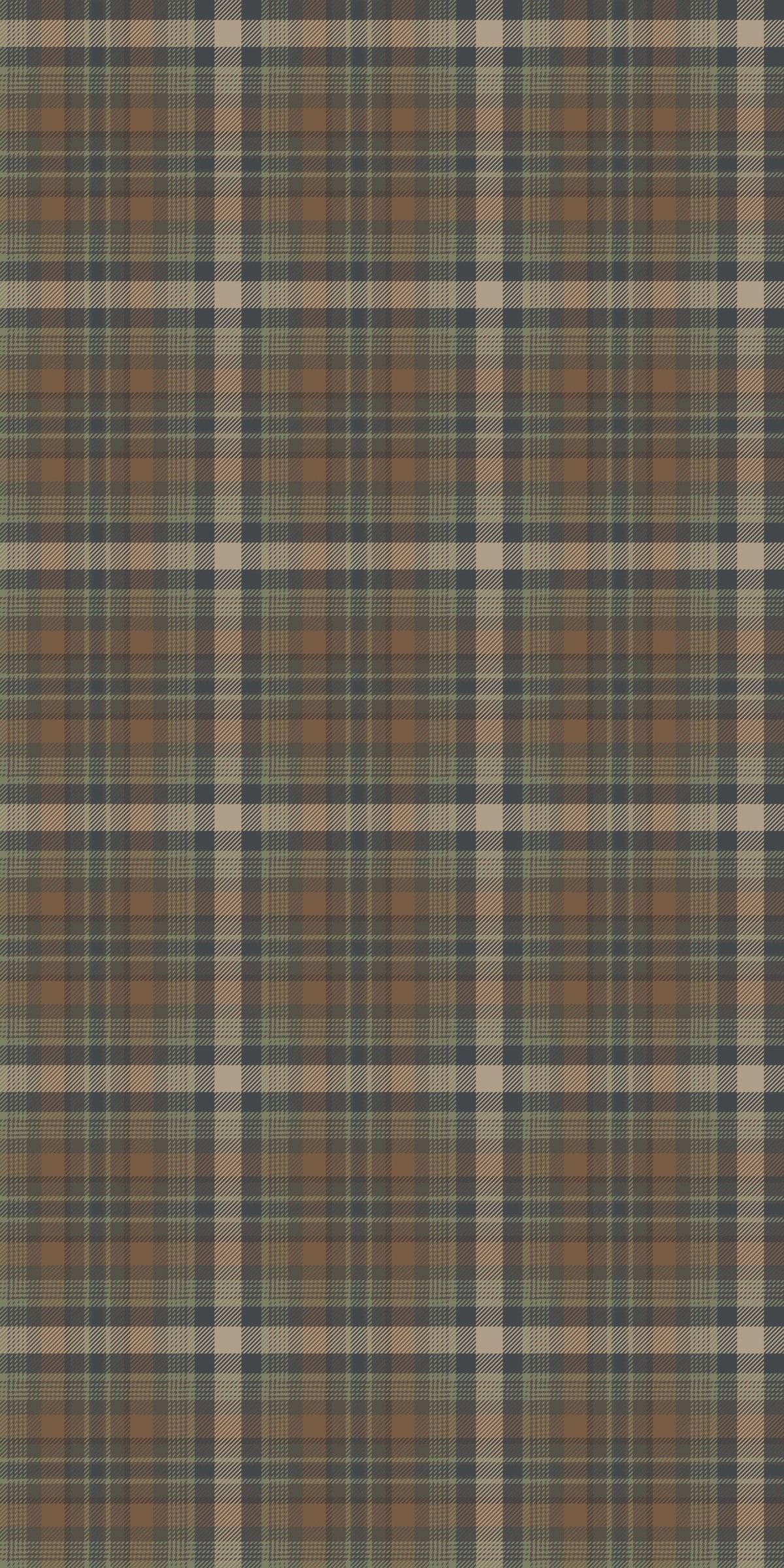 Image of Tonal Plaid in Earth Wallpaper