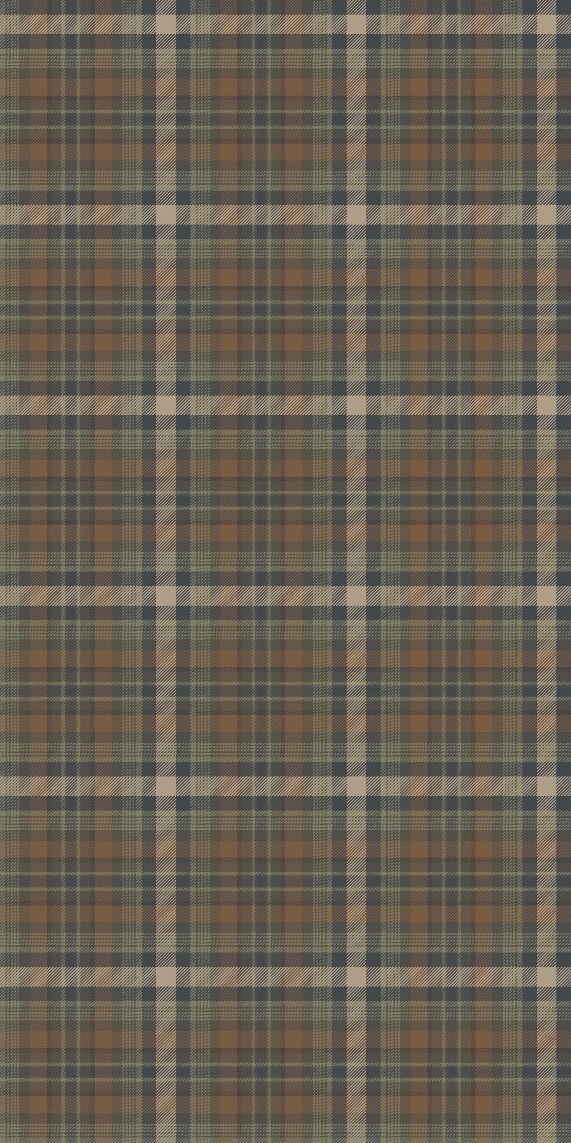 Image of Tonal Plaid in Earth Wallpaper