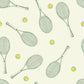Image of Topspin in Cream Wallpaper
