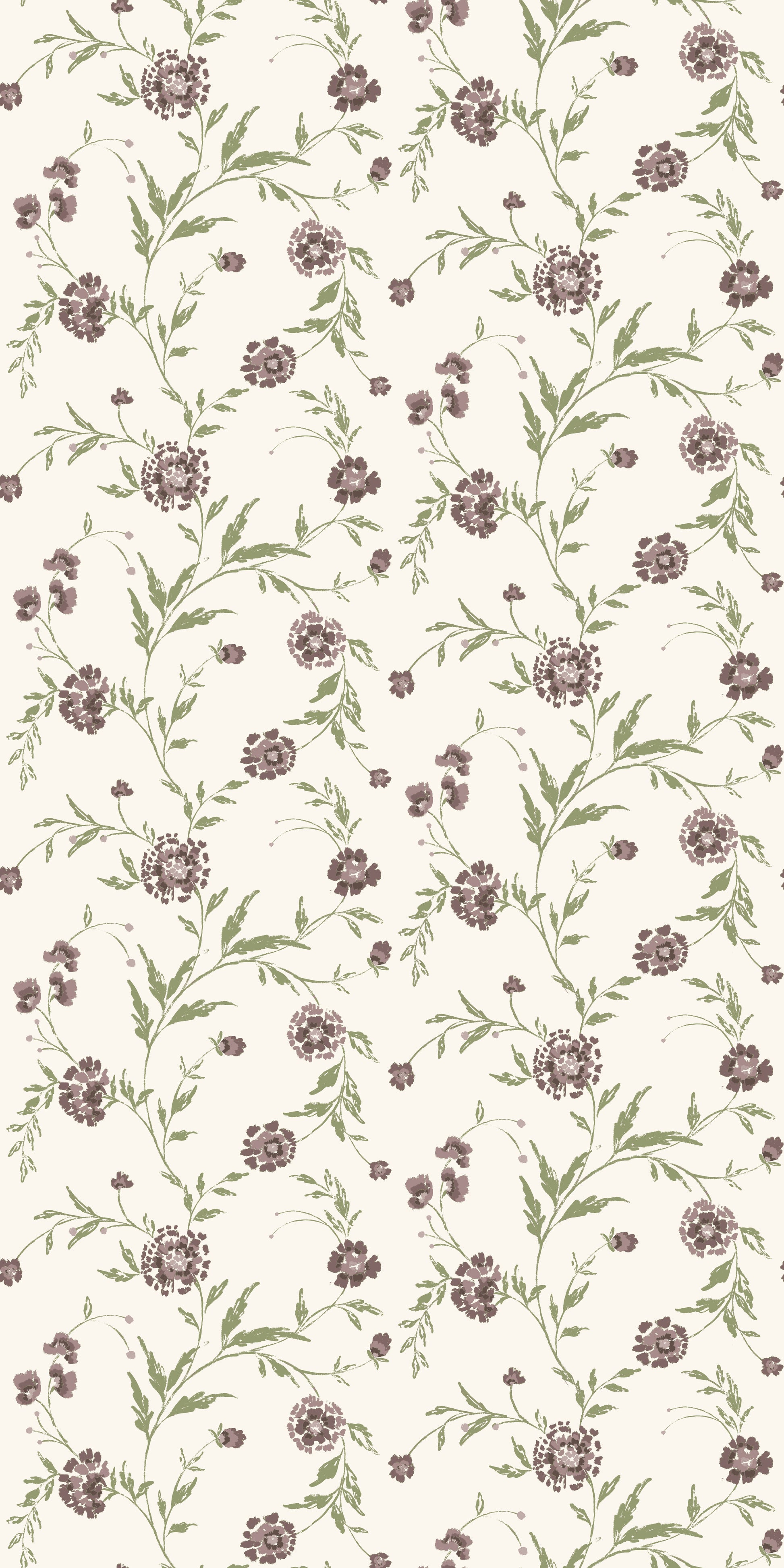 Image of Waverly in Mauve Petal wallpaper