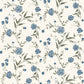 Image of Waverly in Petal Blue Wallpaper
