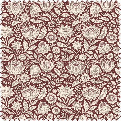 Wildwood Fabric Fabric in Mulberry
