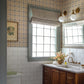 Woven Wildflower Wallpaper in Blue/Green