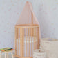 Image of Birds of a Feather in Pink and White wallpaper