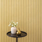 Image of Layered Stripe in Marigold Wallpaper