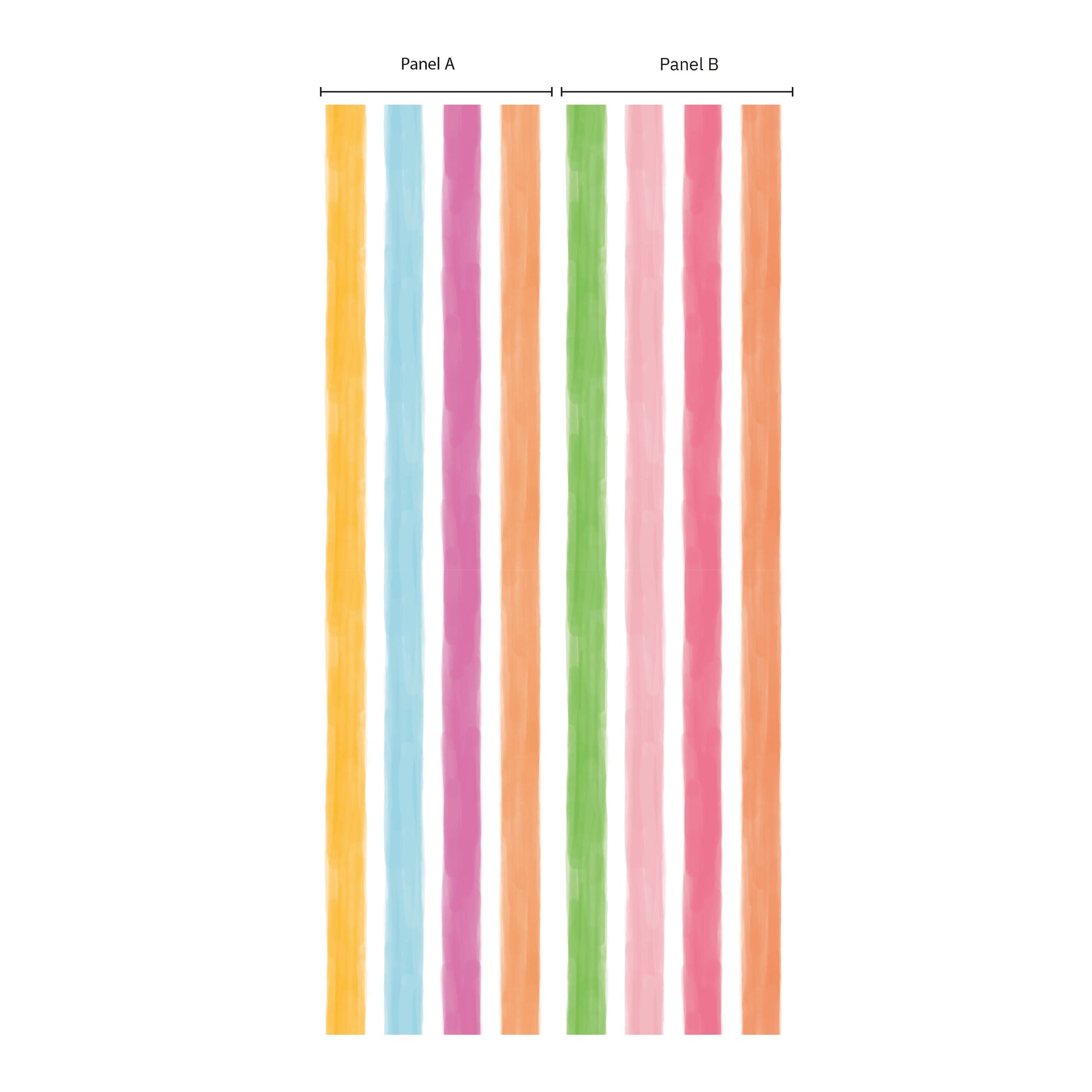 Watercolor Stripes wallpaper collection