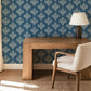 Image of Riviera in Steel Blue wallpaper