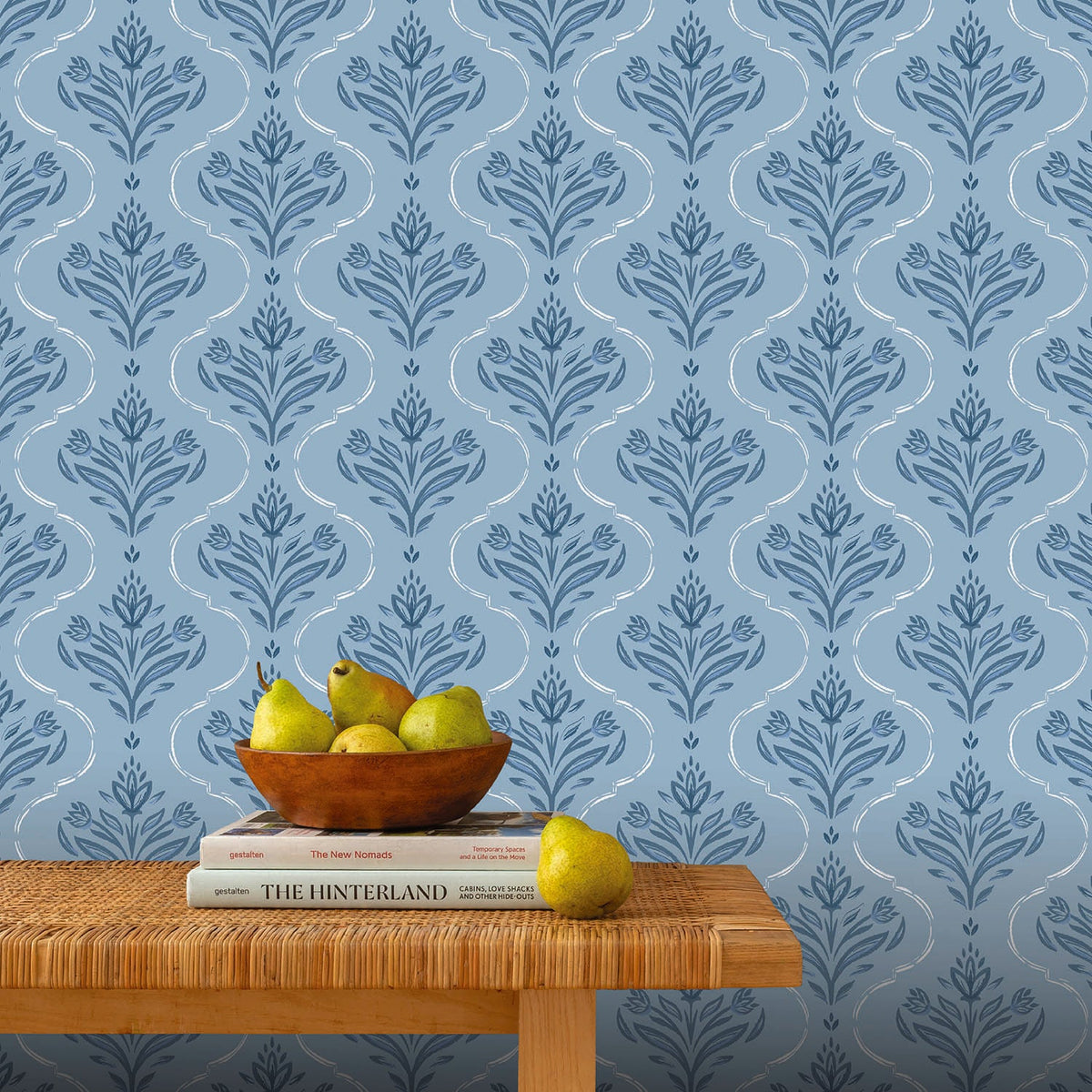 Image of Riviera in Sky Blue Wallpaper